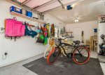 Garage with Bikes and Beach Gear